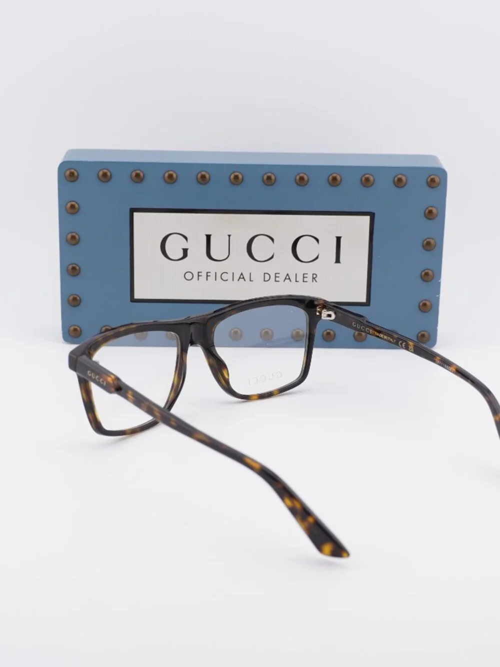 Gucci GG1820O 002 Square Eyeglasses - Havana 55mm